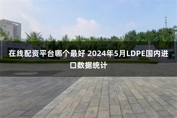 在线配资平台哪个最好 2024年5月LDPE国内进口数据统计