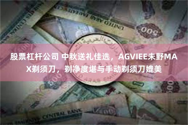 股票杠杆公司 中秋送礼佳选，AGVIEE未野MAX剃须刀，剃净度堪与手动剃须刀媲美