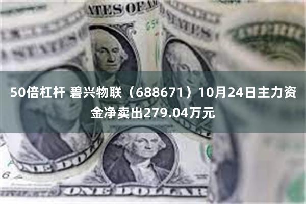 50倍杠杆 碧兴物联（688671）10月24日主力资金净卖出279.04万元